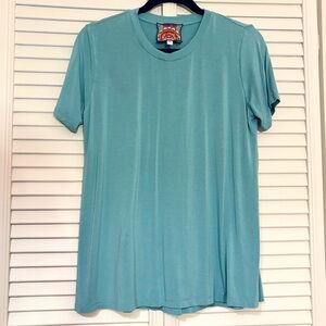 Johnny Was Classic Blue Short Sleeve T Shirt Size Small S